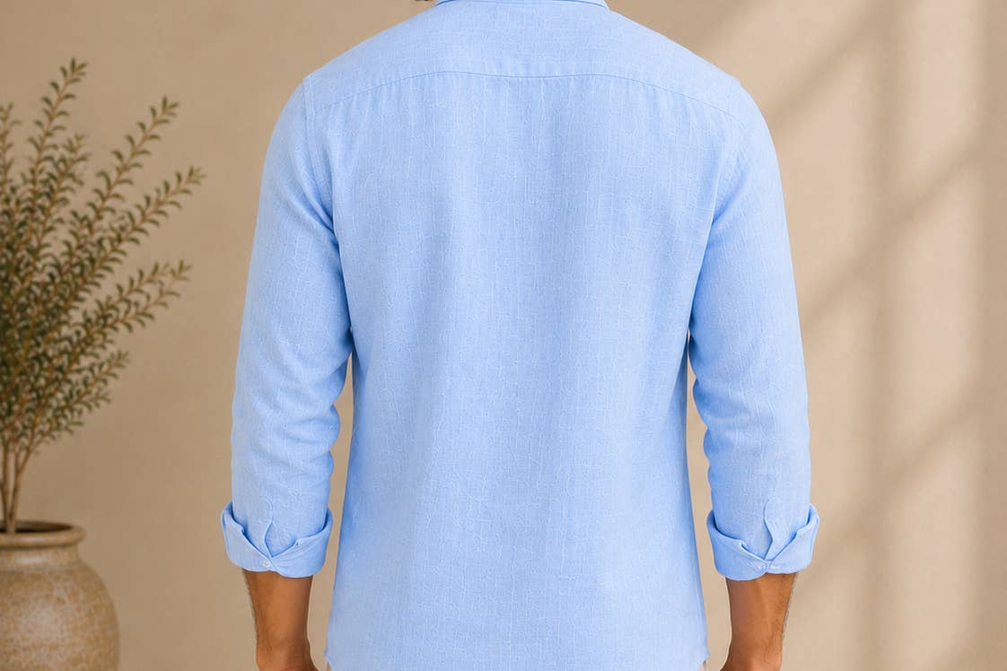 Wholesale Men's Pure Linen Shirt | Premium Breathable Summer Shirt