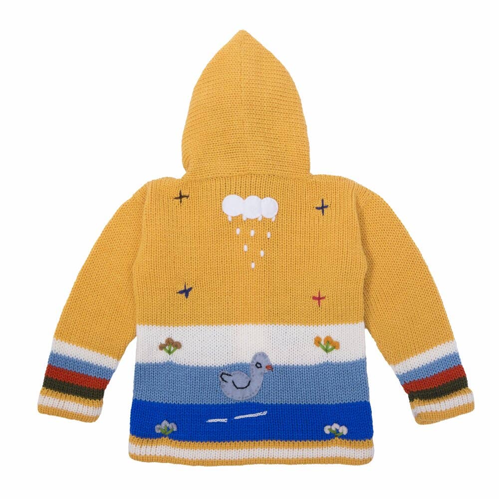 Wholesale Yellow Children's Cardigan, 'Peruvian Fairy Tales'