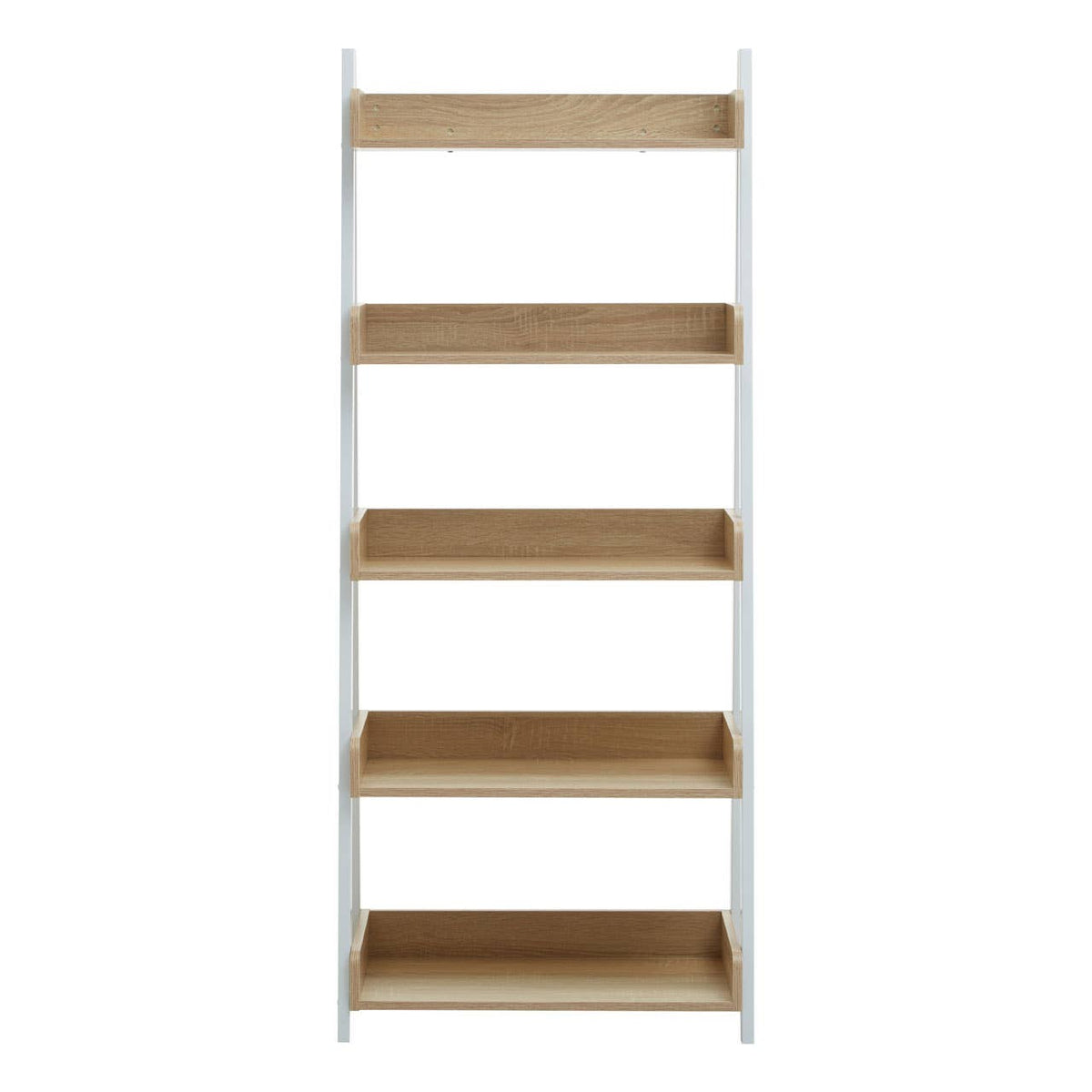 Wholesale Bradbury Five Tier Natural Oak Shelf Unit