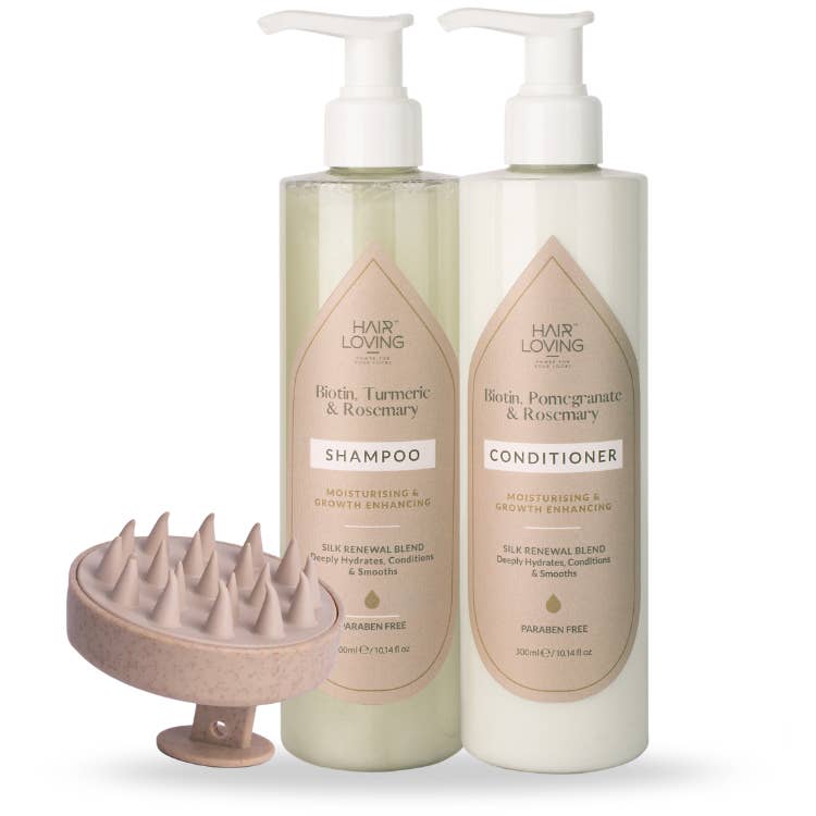 Wholesale Silk Renewal Shampoo + Conditioner + Scalp Massager Combo Pack