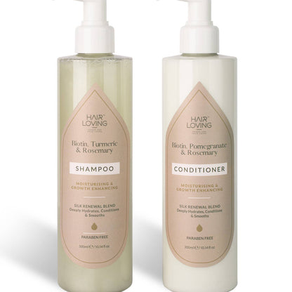 Wholesale Silk Renewal Shampoo & Conditioner + Natural Life Hair Oil Trio – Biotin, Rosemary & Pomegranate Treatment to Nourish, Strengthen & Revive Menopause Hair