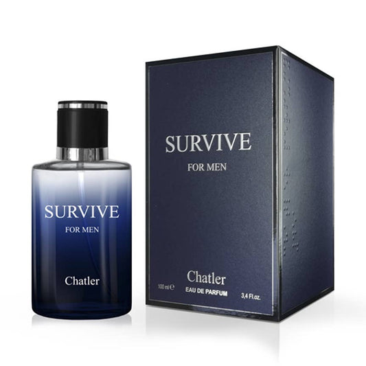 Wholesale CHATLER Survive For Men Eau De Parfum 100ml 3x PACK