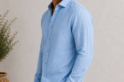 Wholesale Men's Pure Linen Shirt | Premium Breathable Summer Shirt