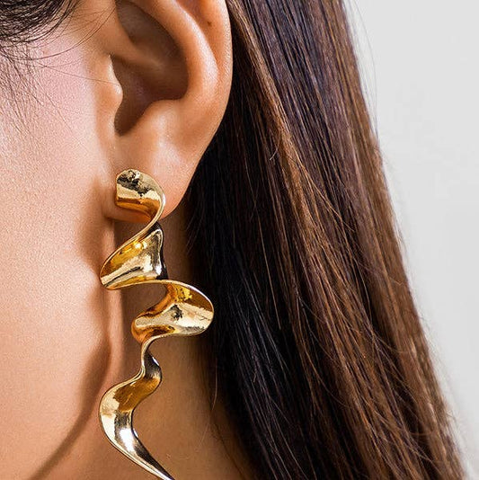 Wholesale Geometric Solid Color Drop Earrings