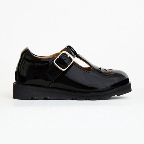 Wholesale Luna Black Patent Girls Kids Shoe