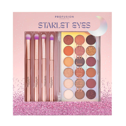 WHOLESALE STARLET EYES - 5 PC PALETTE & BRUSH SET