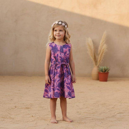 Wholesale Girls Boho Cotton Dress | Handmade Kids Summer Dress