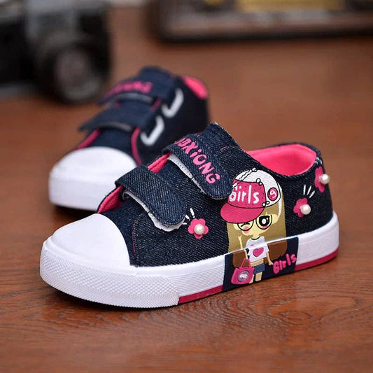 Wholesale Canvas Sneakers: Non-slip and Breathable Casual Shoes for Kids