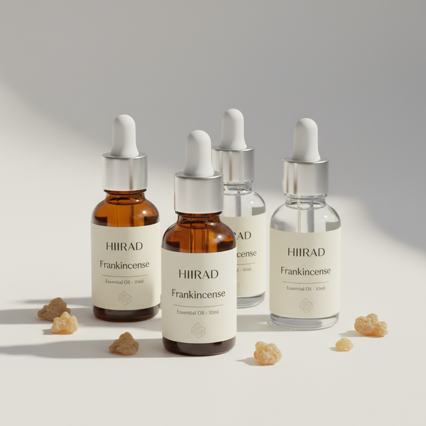 Create 10Ml Botles for Hiirad Frankinces with stickers on our name