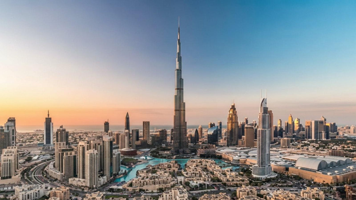 Dubai skyline travel destination