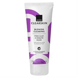 Clearskin Blemish Clearing Pink Clay 4 Minute Mask - 75ml