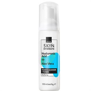 Avon SK!N Hydrate Foam Cleanser + Toner - 150 ml
