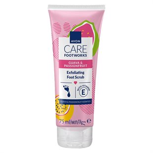 Foot Works Guava & Passion Fruit Exfoliating Foot Scrub - 75ml